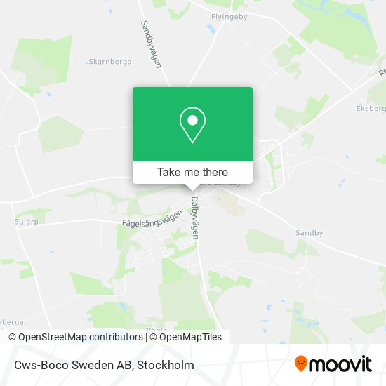 Cws-Boco Sweden AB map