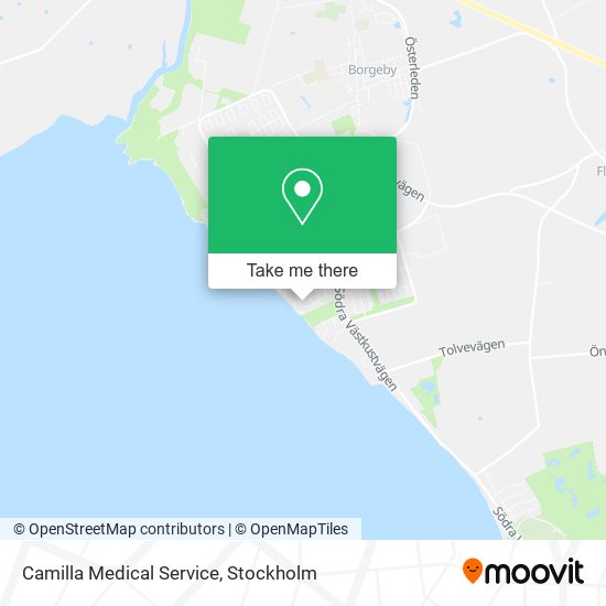 Camilla Medical Service map