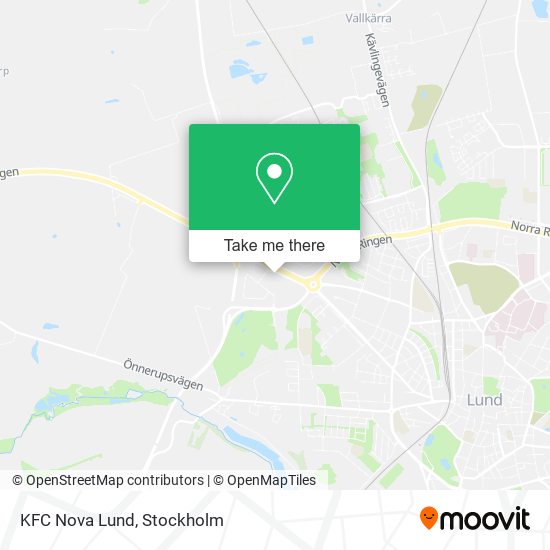 KFC Nova Lund map