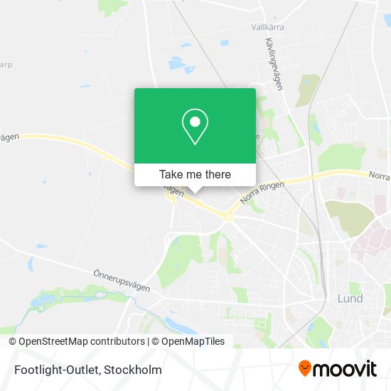 Footlight-Outlet map