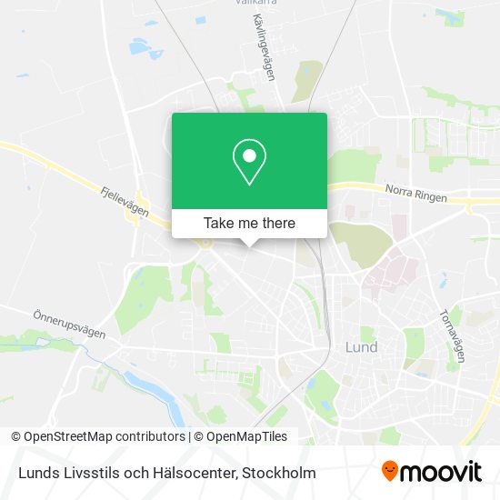 Lunds Livsstils och Hälsocenter map