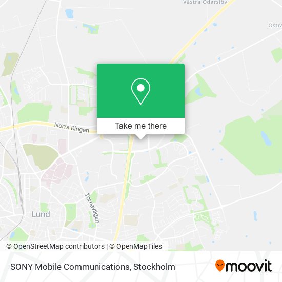 SONY Mobile Communications map