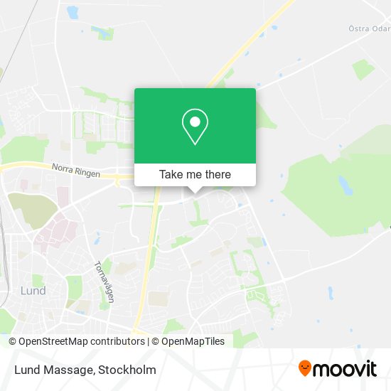 Lund Massage map