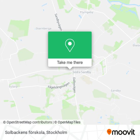 Solbackens förskola map