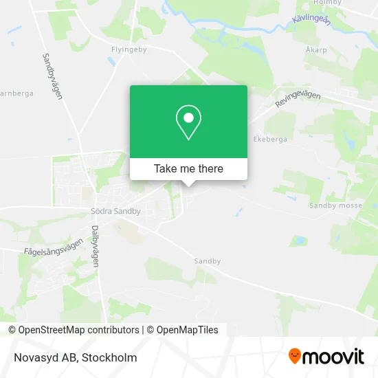 Novasyd AB map