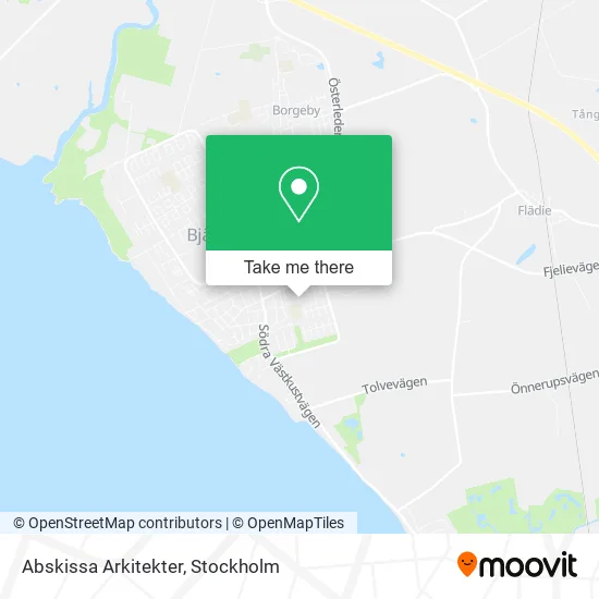 Abskissa Arkitekter map