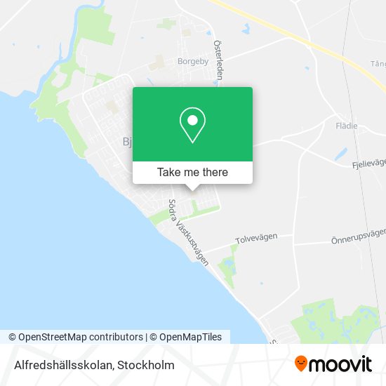 Alfredshällsskolan map