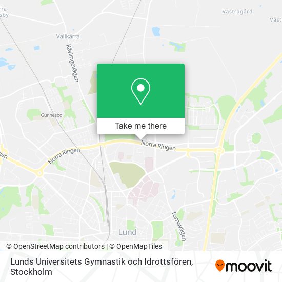 Lunds Universitets Gymnastik och Idrottsfören map