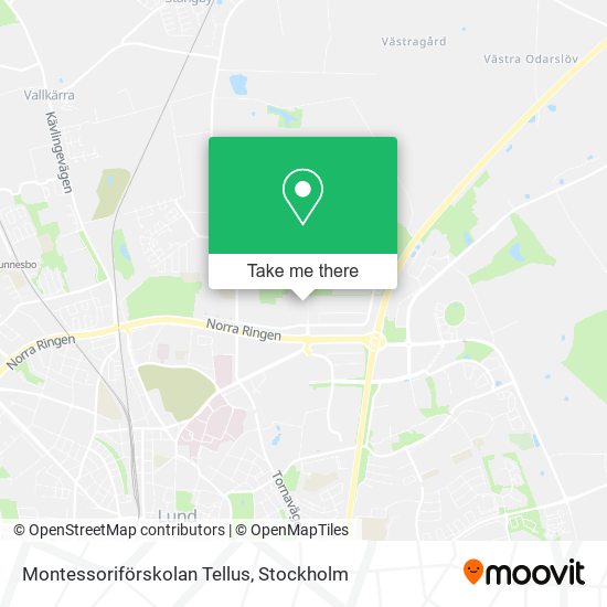 Montessoriförskolan Tellus map