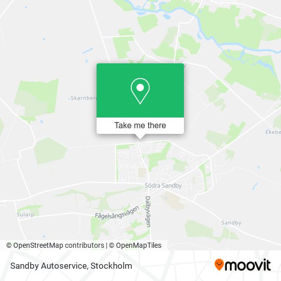 Sandby Autoservice map