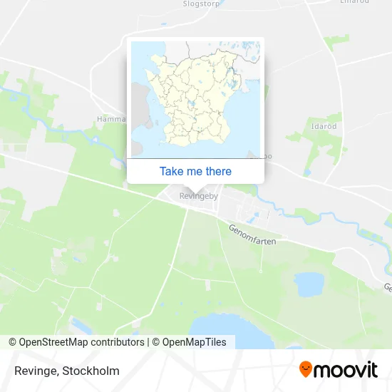 Revinge map