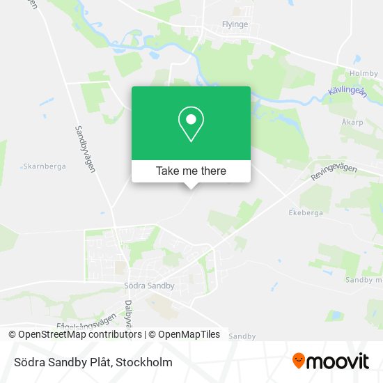 Södra Sandby Plåt map