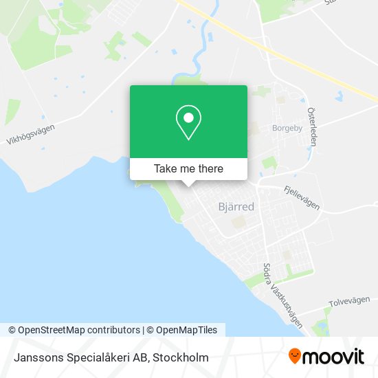 Janssons Specialåkeri AB map