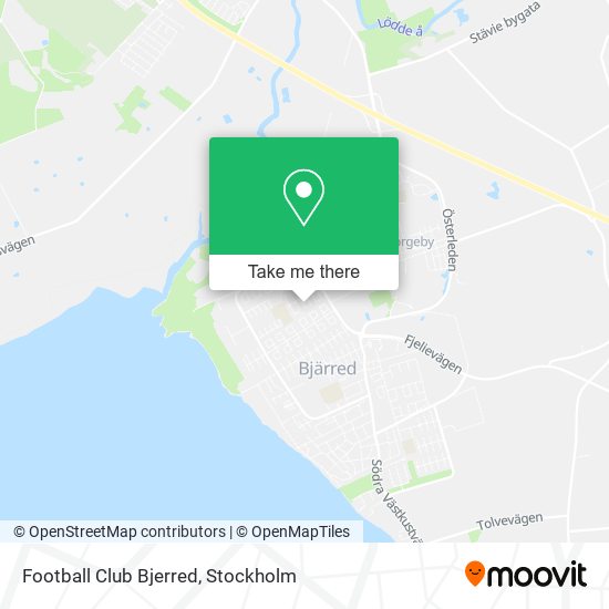 Football Club Bjerred map