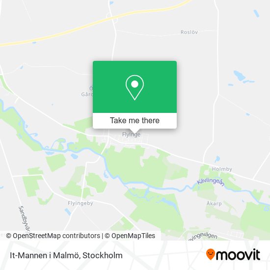 It-Mannen i Malmö map