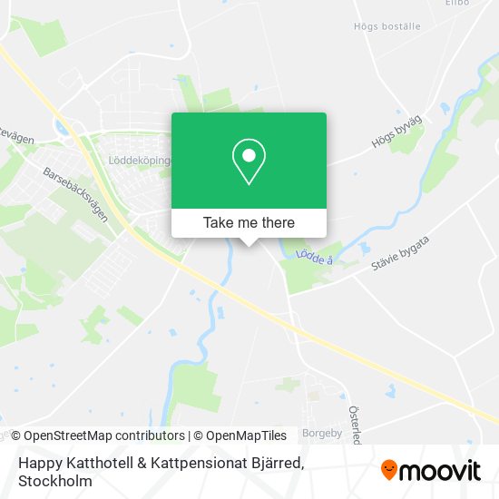 Happy Katthotell & Kattpensionat Bjärred map