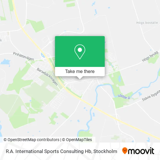R.A. International Sports Consulting Hb map