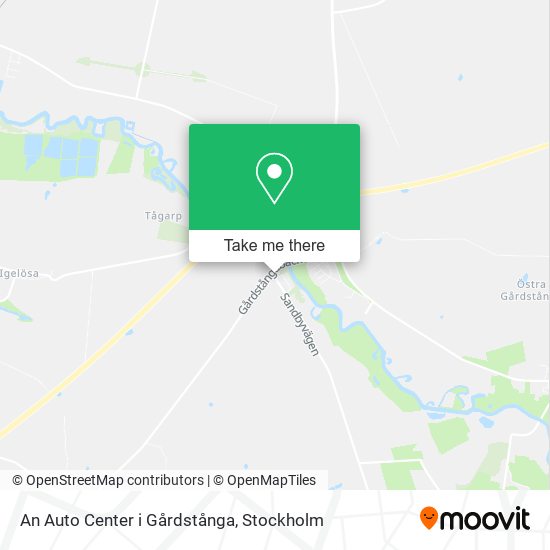 An Auto Center i Gårdstånga map