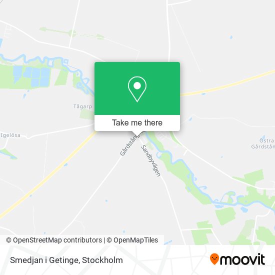 Smedjan i Getinge map