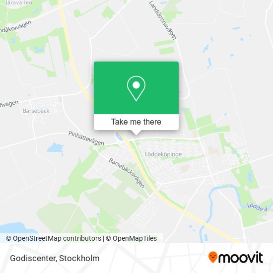 Godiscenter map