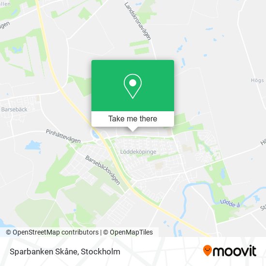 Sparbanken Skåne map