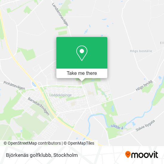 Björkenäs golfklubb map