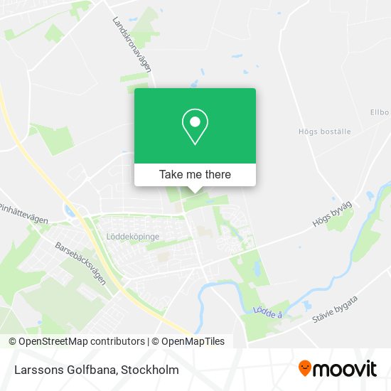 Larssons Golfbana map