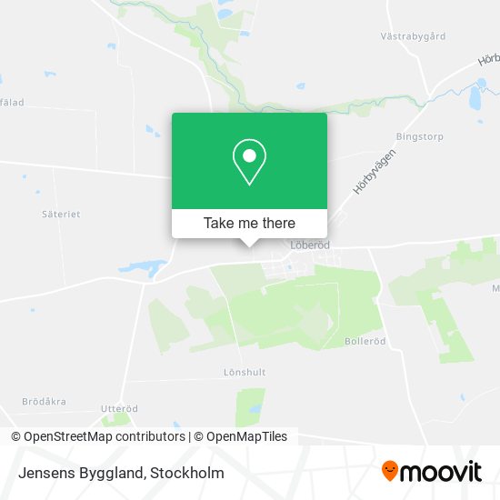 Jensens Byggland map