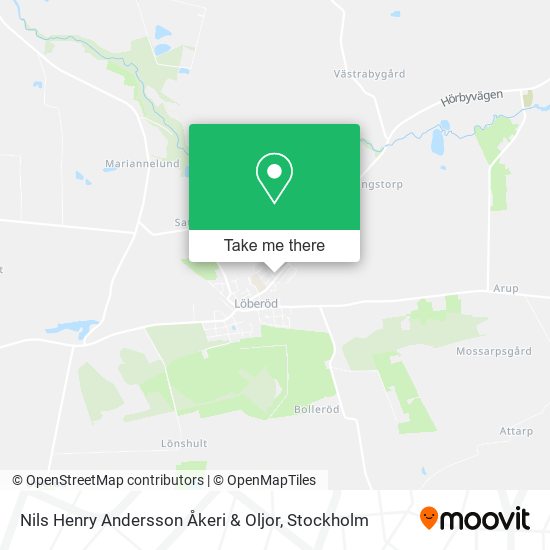 Nils Henry Andersson Åkeri & Oljor map