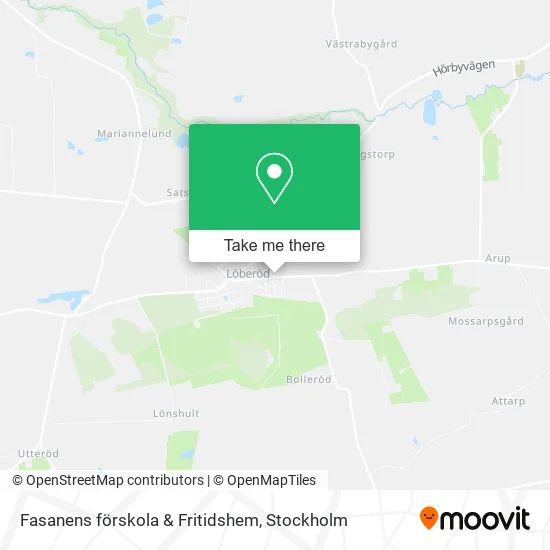 Fasanens förskola & Fritidshem map