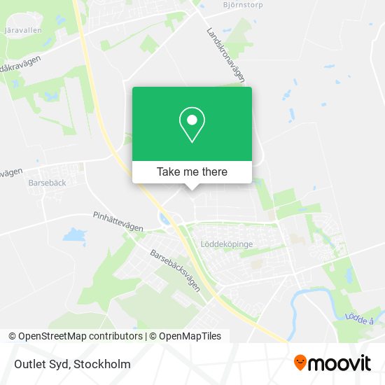 Outlet Syd map