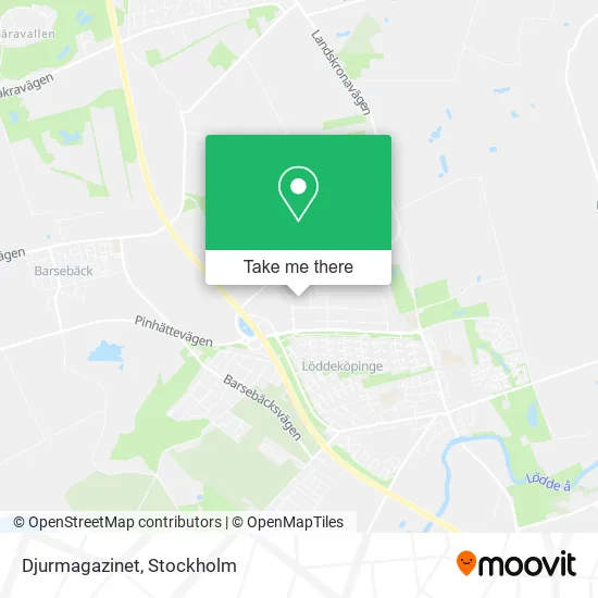 Djurmagazinet map