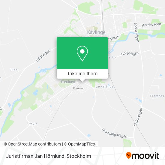 Juristfirman Jan Hörnlund map