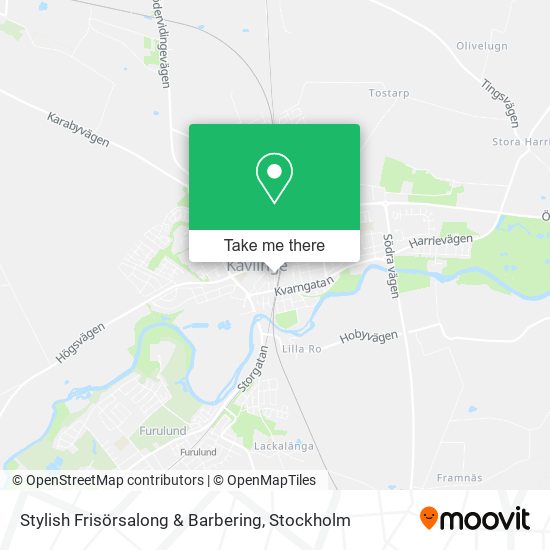 Stylish Frisörsalong & Barbering map