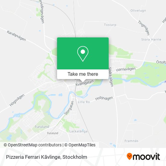 Pizzeria Ferrari Kãvlinge map