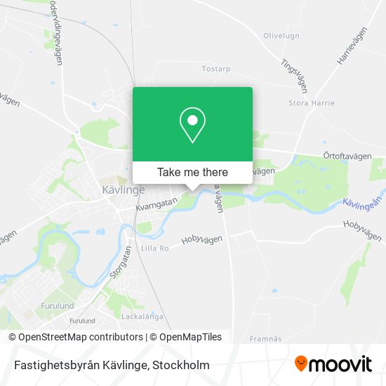 Fastighetsbyrån Kävlinge map