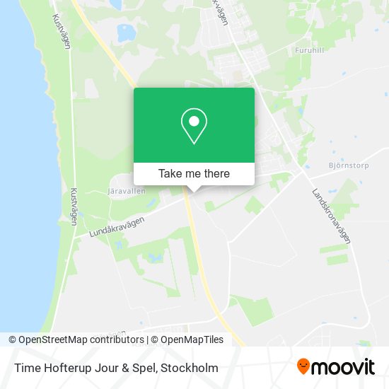 Time Hofterup Jour & Spel map