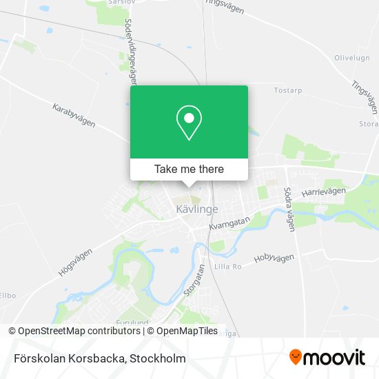 Förskolan Korsbacka map