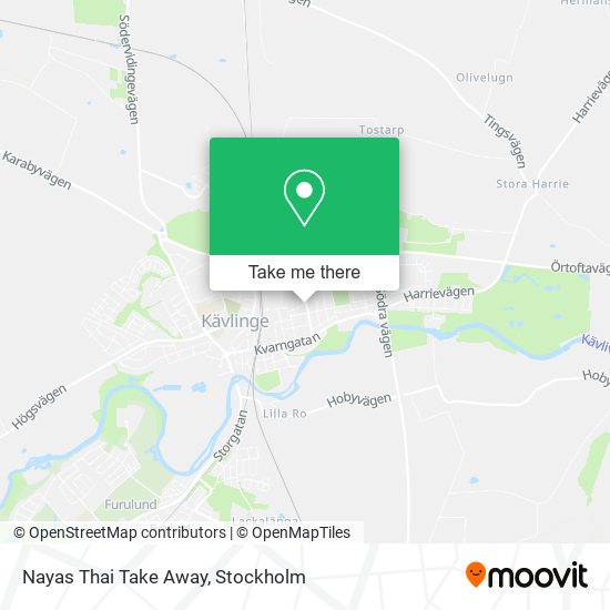 Nayas Thai Take Away map