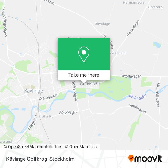 Kävlinge Golfkrog map