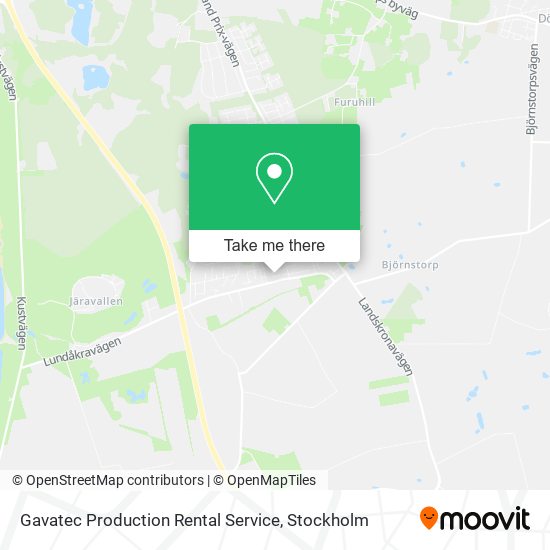 Gavatec Production Rental Service map