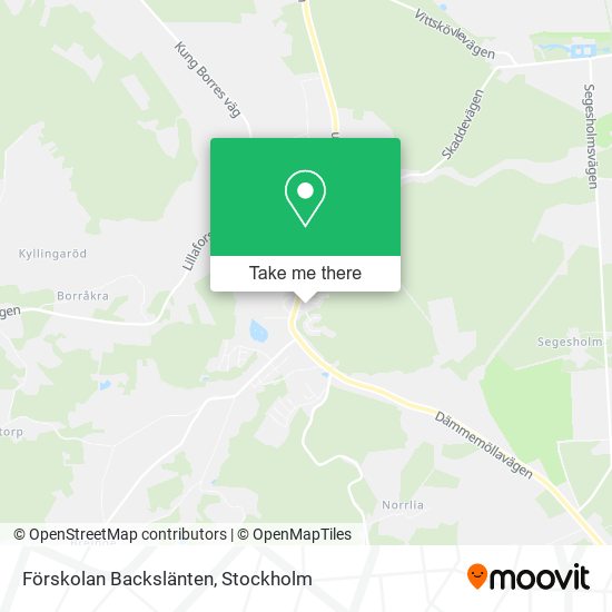 Förskolan Backslänten map