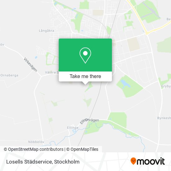 Losells Städservice map