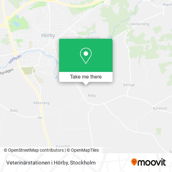 Veterinärstationen i Hörby map