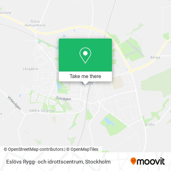 Eslövs Rygg- och idrottscentrum map