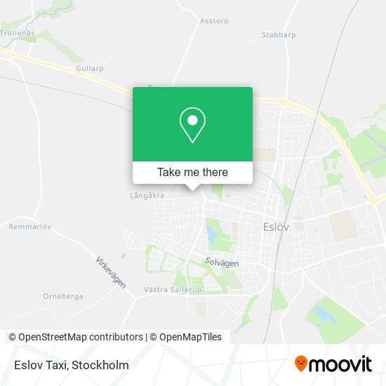 Eslov Taxi map