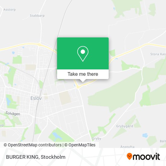 BURGER KING map