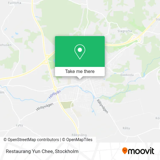 Restaurang Yun Chee map