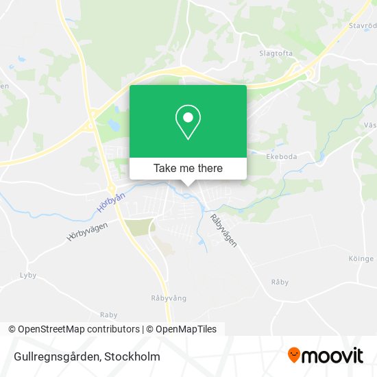 Gullregnsgården map
