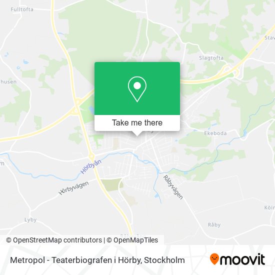 Metropol - Teaterbiografen i Hörby map